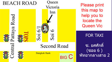 Map to Queen Vic